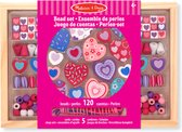 Melissa & Doug Houten Hartjes Kralenset