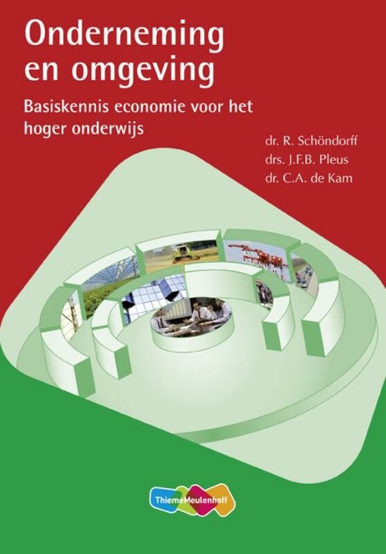 Boek "Onderneming en omgeving". Basiskennis economie voor het hoger onderwijs.