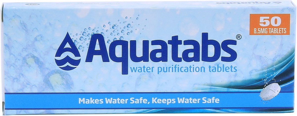 Aquatabs waterzuiveringstabletten | 50 stuks - Aquatabs