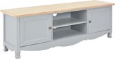 Decoways - Tv-meubel 120x30x40 cm hout grijs