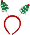 Carnival Toys Haardband Kerstboom Groen/rood One-size