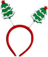 Carnival Toys Haardband Kerstboom Groen/rood One-size