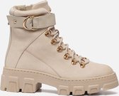 Tamaris Veterboots beige - Maat 40