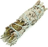 Smudgestick - Witte Salie met Ceder - Smudge Stick - White sage - Cedar - 10cm - 1 stuk