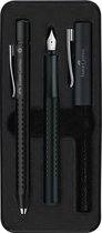 Faber-Castell Grip 2011 - schrijfset balpen en vulpen - in giftbox - Harmony zwart - FC-140983