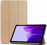 Samsung Tab A7 lite hoes Bookcase Goud - Hoes Samsung Galaxy Tab A7 lite hoesje Smart cover