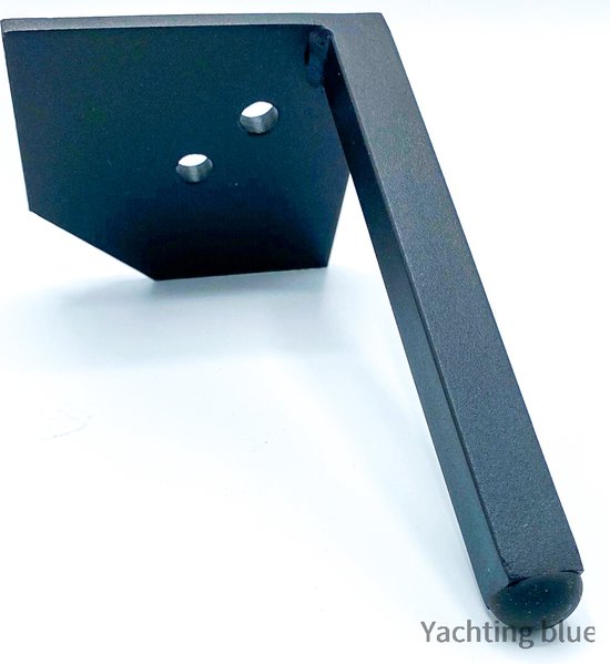 Stalen tafelpoot - 4 stuks - hoog 17 cm - vierkante tafelpoot - metaal - stoere tafelpoot -