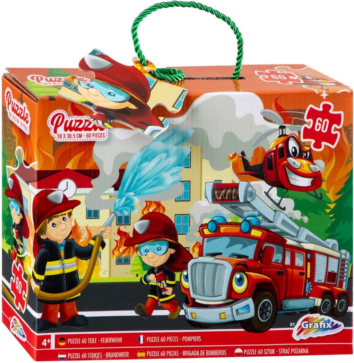 Puzzel brandweer 60 stukjes