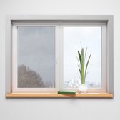 Navaris magnetische vliegengaas voor ramen – Insectenwerend gaas eenvoudig te plaatsen zonder te boren - 220 x 150 cm - Aanpasbaar formaat - Grijs