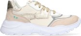 Bunnies JR 222445-500 Meisjes Lage Sneakers - Beige/Goud - Leer - Veters