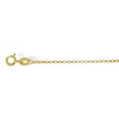 Gouden Ketting Jasseron Schakel 1.5 mm 45 cm 14 karaats