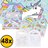 48 STUKS Unicorn / Eenhoorn Kleurboekjes met Stickers
