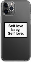 CaseCompany® - iPhone 11 Pro hoesje - Self love - Soft Case / Cover - Bescherming aan alle Kanten - Zijkanten Transparant - Bescherming Over de Schermrand - Back Cover