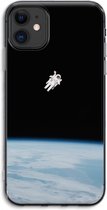 CaseCompany® - iPhone 11 hoesje - Alone in Space - Soft Case / Cover - Bescherming aan alle Kanten - Zijkanten Transparant - Bescherming Over de Schermrand - Back Cover