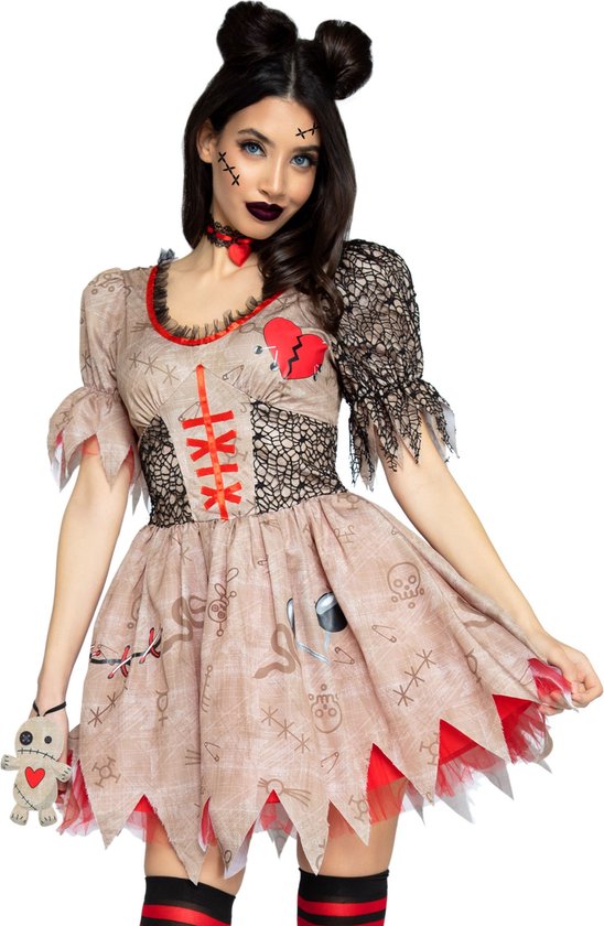 Leg Avenue Kostuum Deadly Voodoo Doll Multicolours