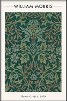 Walljar - William Morris - Flower Garden - Muurdecoratie - Canvas schilderij
