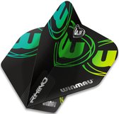 Winmau Rhino Logo Zwart en Groen dartvluchten