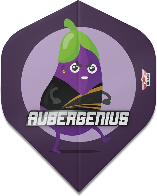 Bull's Powerflite Dirk van Duijvenbode Aubergenius Brass Std. - Dart Flights