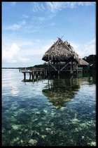 Walljar - Bocas del Toro - Panama - Muurdecoratie - Poster