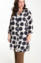 Paprika Dames Lang hemd met knoopjes - Outdoorblouse - Maat 44