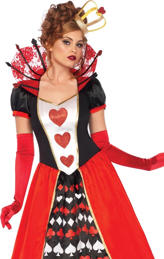 D guisement Queen Of Hearts Deluxe pour femme D guisement