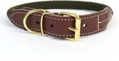 Duvo+ forest halsband m - 41-49cm/14mm groen