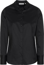 ETERNA dames blouse modern classic - zwart - Maat: 38