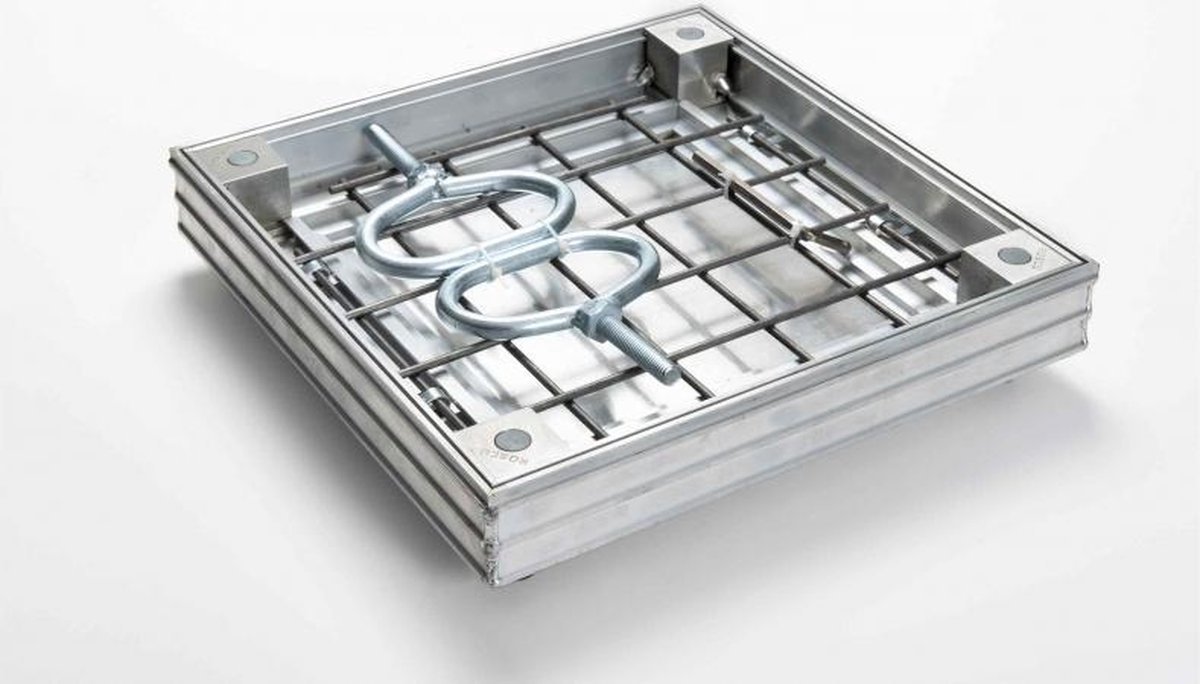 Rosco Betegelingsdeksel BAR - Carodex Vloerluik - 500 x 500 x 50 mm