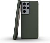 Samsung Galaxy S21 Ultra Hoesje - Nudient - Thin Precise Serie - Hard Kunststof Backcover - Pine Green - Hoesje Geschikt Voor Samsung Galaxy S21 Ultra