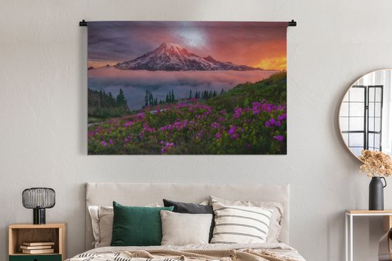 Tapisserie - Tapisserie - Paysage coloré à Washington - 180x120 cm - Tapisserie