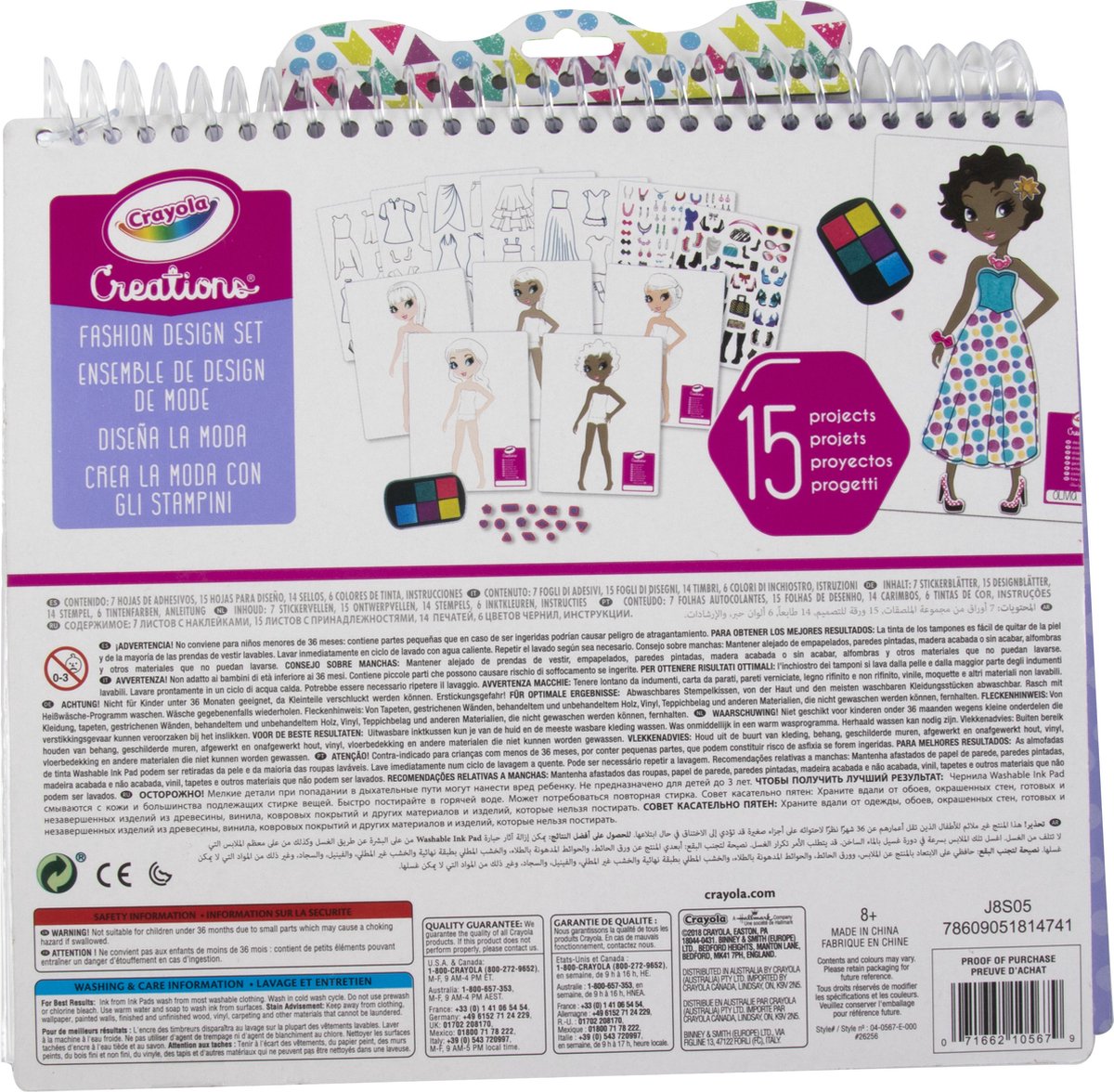 Crayola Creations Fashion Design Set | bol.com