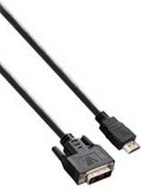 Adapter DVI-D naar HDMI V7 V7E2HDMIDVID-02M     Zwart (2 m)