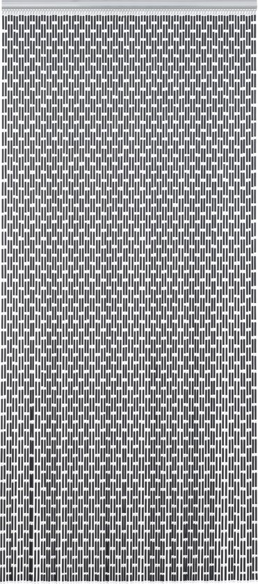 Liso Vliegengordijn Hulzengordijn Kant en Klaar 100 x 232 cm - Antraciet - Deurhor - Deurgordijn - Tegen Vliegen - Nauwsluitend - Horgordijn - Grijs - Gordijn