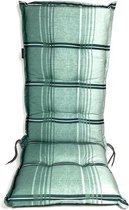 Madison Tuinstoelkussen hoge rug 50x123 cm Stripes light blue
