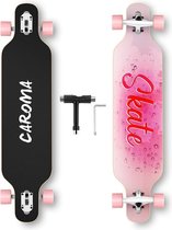 SkateBoard-8 lagen esdoorn skateboard-Type 2-longboards voor beginners-80A PU wiel