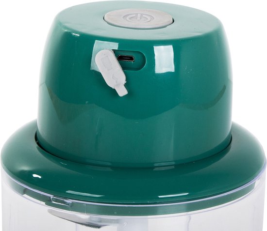 Mini Hakmolen met roerder - Mini Blender - Mini Foodprocessor- Hakmolen Electrisch - 5 RVS messen - Waterbestendig - Antislip - Draadloos van VERK GROUP — afbeelding 3