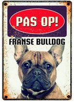 WAAKBORD BLIK FRANSE BULLDOG