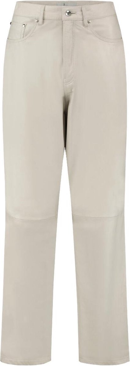 Goosecraft Broek Gc Cleo Pants 102221027 Antiqwht Dames Maat - XS