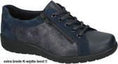 Solidus -Dames -  blauw donker - sneakers  - maat 38.5