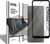 dipos I Blickschutzfolie klar kompatibel mit Nokia X100 Sichtschutz-Folie Display-Schutzfolie Privacy-Filter (expres kleiner dan het glas omdat het gebogen is)