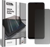 dipos I Privacy-Beschermfolie mat compatibel met Realme C25S Privacy-Folie screen-protector Privacy-Filter (expres kleiner dan het glas omdat het gebogen is)