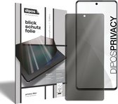 dipos I Blickschutzfolie klar kompatibel mit Xiaomi Mi 11T Sichtschutz-Folie Display-Schutzfolie Privacy-Filter (expres kleiner dan het glas omdat het gebogen is)