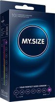 MY.SIZE Pro 69 mm Condooms - 10 stuks - Glijmiddel - Condooms - Vibrator - Penis - Buttplug - Sexy - Tril ei - Erotische - Man - Vrouw - Heren - Dames
