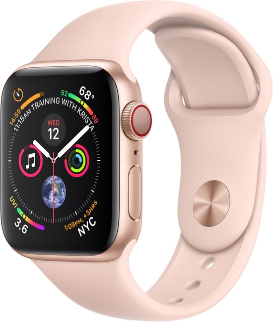 Apple Watch Series 4 Smartwatch Dames - 40 mm - Roze | bol Apple Watch Series 4 Smartwatch Dames - 40 mm - Roze | bol