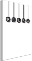 Schilderij - Relax (1 Part) Vertical.