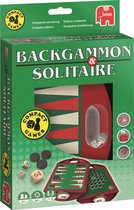 Jumbo Backgammon & Solitaire - Compact