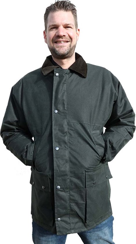 Hunter Outdoor Bolton Classic Groen Waxjas | bol