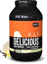 QNT|Delicious Whey|Protein Eiwitpoeder|Eiwitshake| Vanille 908 gram