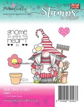 Gnome is Where the Heart Is Clear Stamps (PD8073)