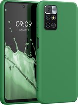 kwmobile telefoonhoesje voor Xiaomi Redmi 10 (2021 / 2022) - Hoesje voor smartphone - Back cover in elfengroen